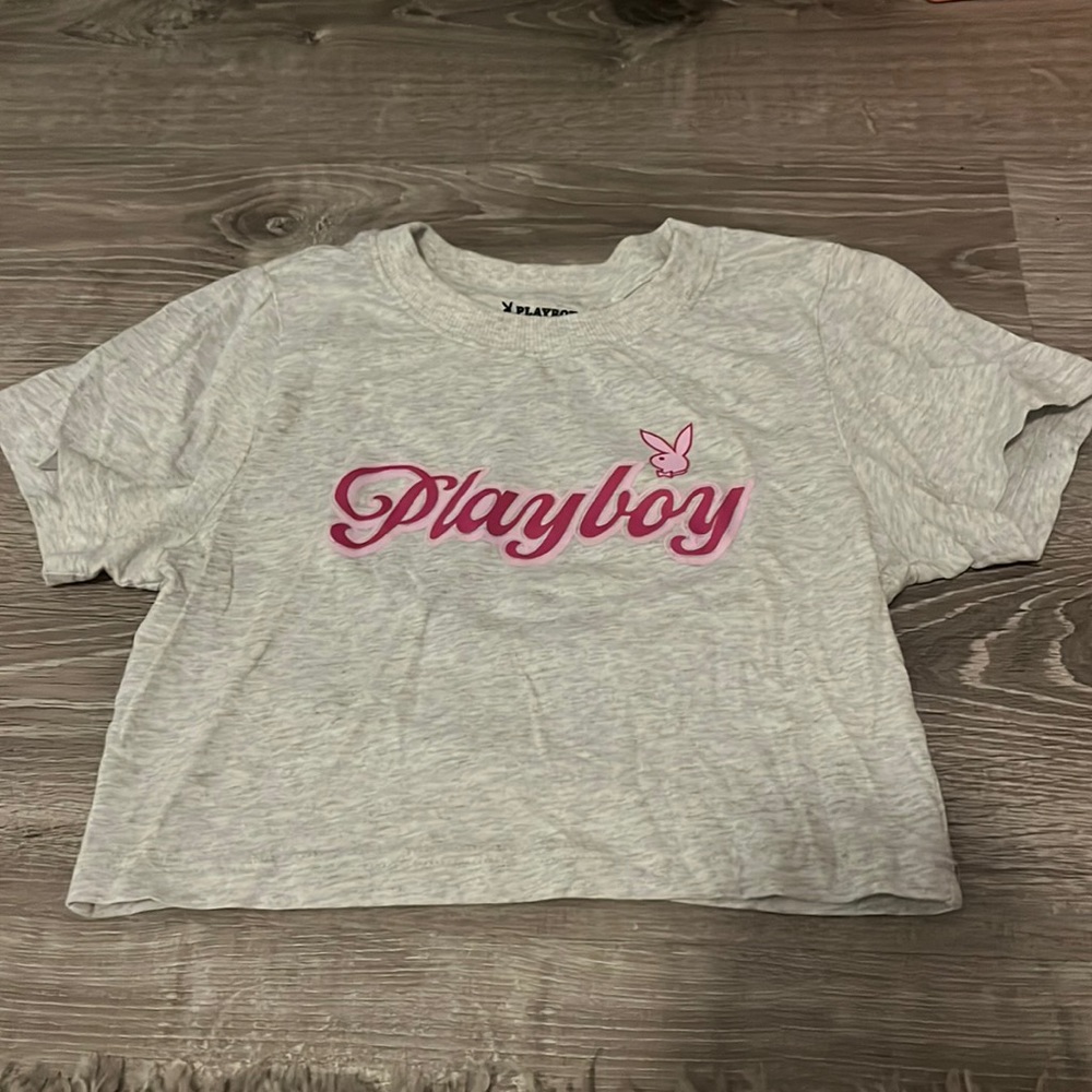 Playboy cropped baby T